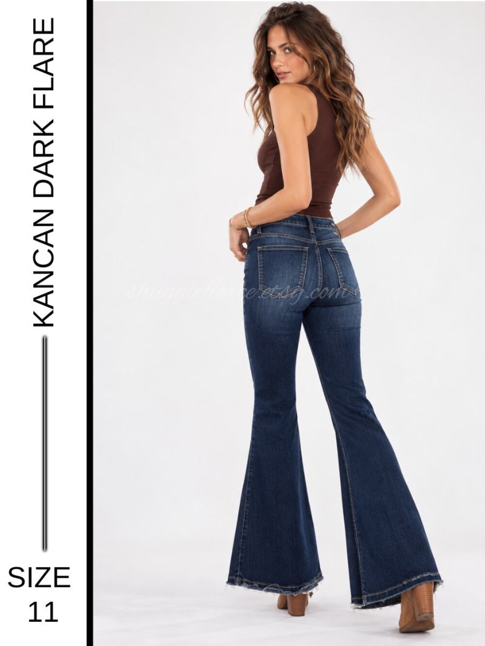 MSRP: $95 | ✨ KanCan Dark Wash Flare Jeans Size 11/29 – 34” Inseam Tall Girl ✨
